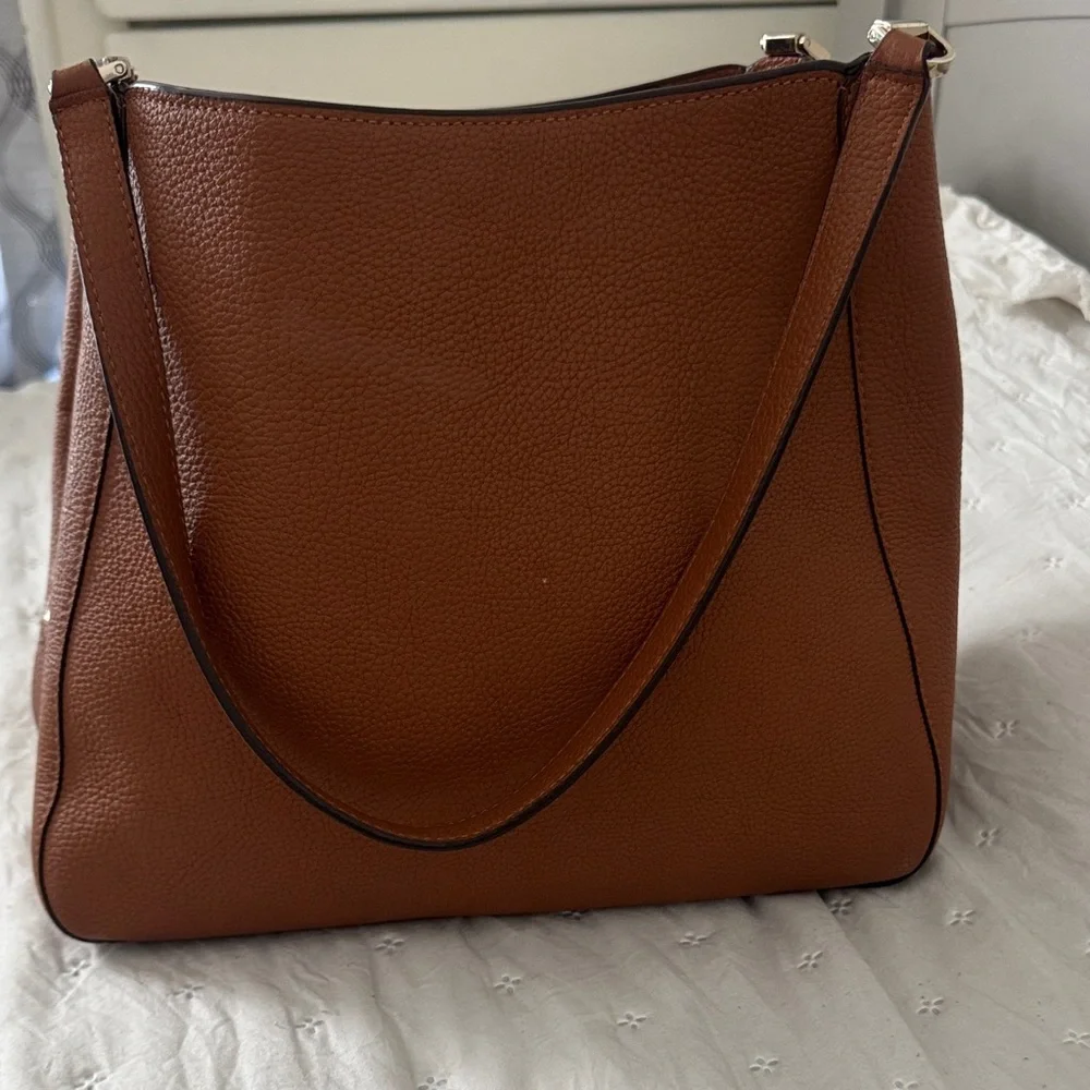 Kate Spade Tan Leather Shoulder Bag - Picture 4 of 6